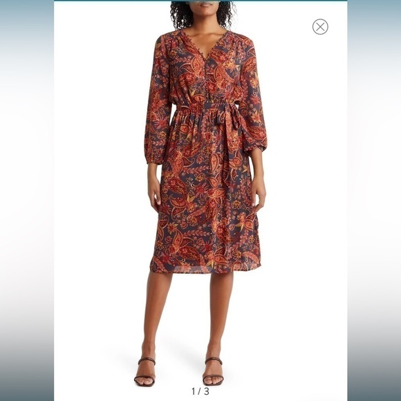 DR2 BY DANIEL RAINN Dresses & Skirts - 𝅺FLORAL Print Midi Dress
DR2 BY DANIEL RAINN yellow floral